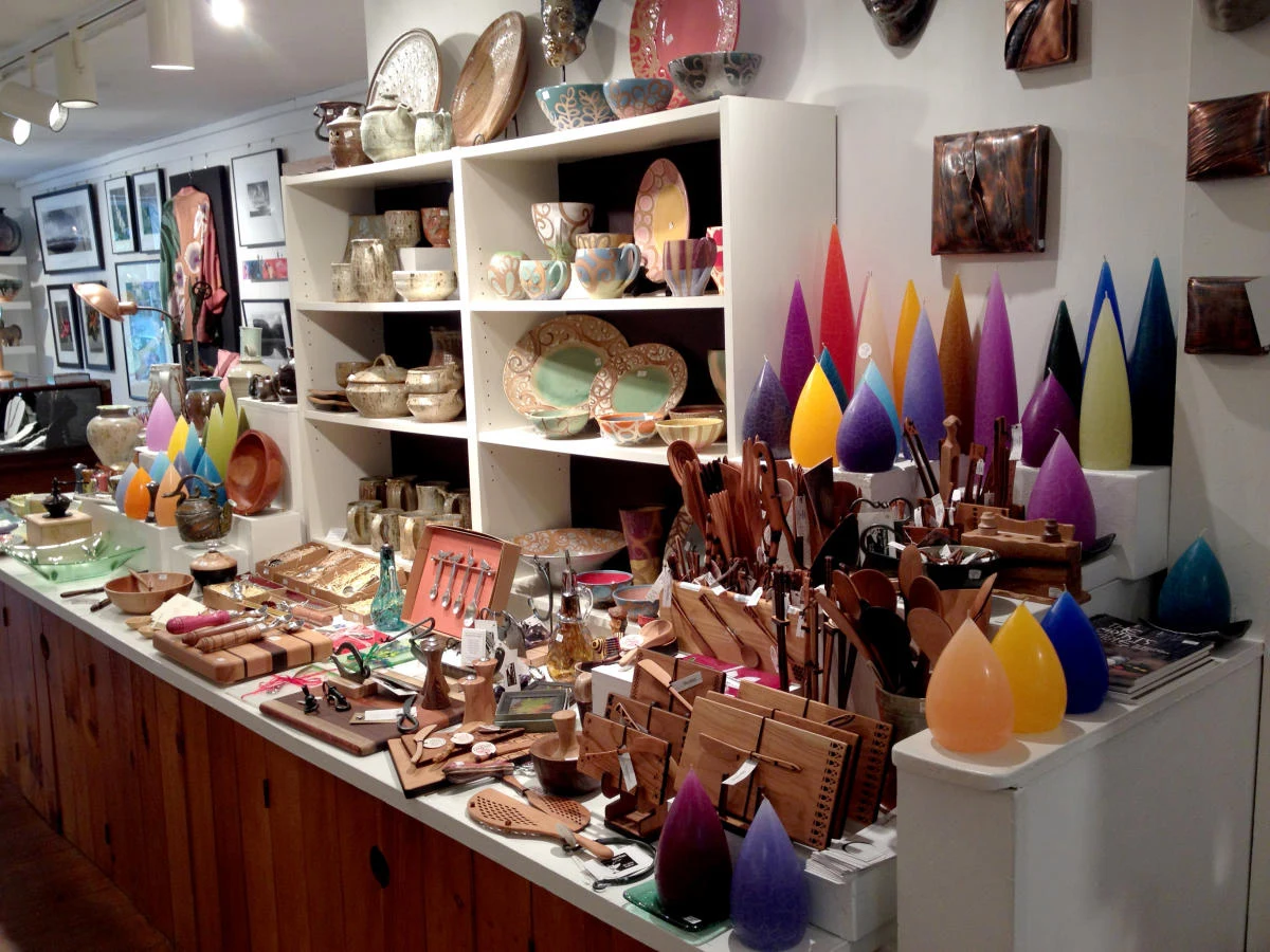 Browse unique handmade pottery and colorful candles while exploring things to do in Milford, PA.