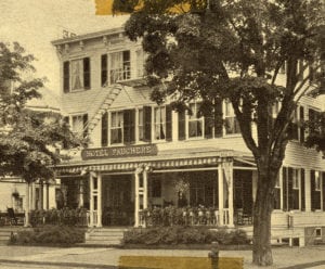 1918 photo of Hotel Fauchere